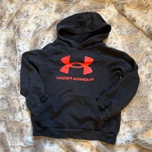 Under Armour Black Hoodie - Kids Youth Small
